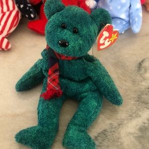 *RARE* TY BEANIE BABY ORIGINAL WALLACE BEAR 1999
